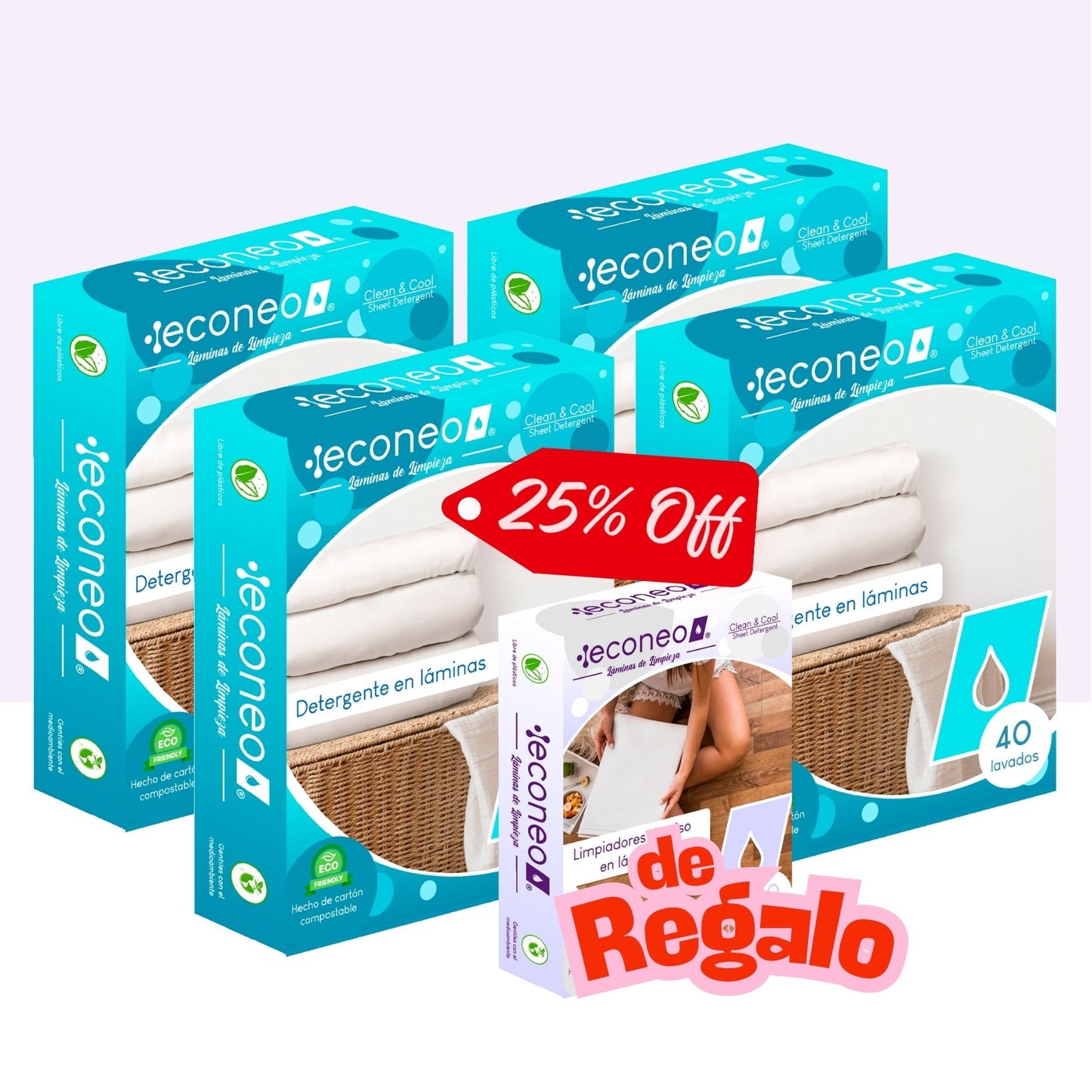Pack Eco Plus + Regalo Limpiapisos Econeo