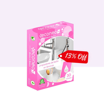 Láminas Limpiadoras para Baños Econeo - 30 LAMINAS