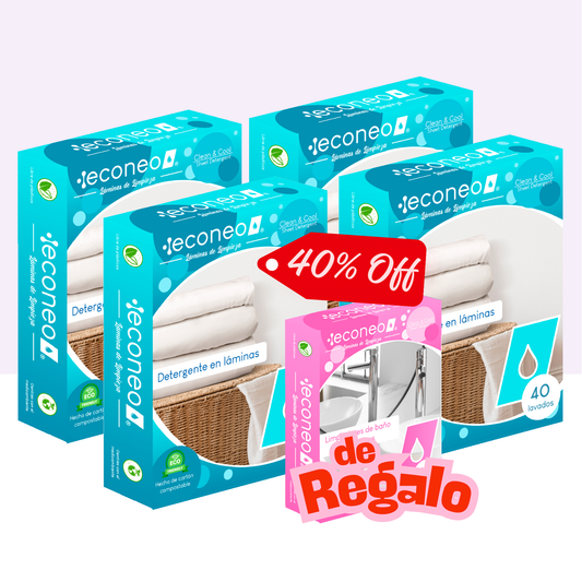 Pack Eco Plus + Regalo un Limpiabaños Econeo