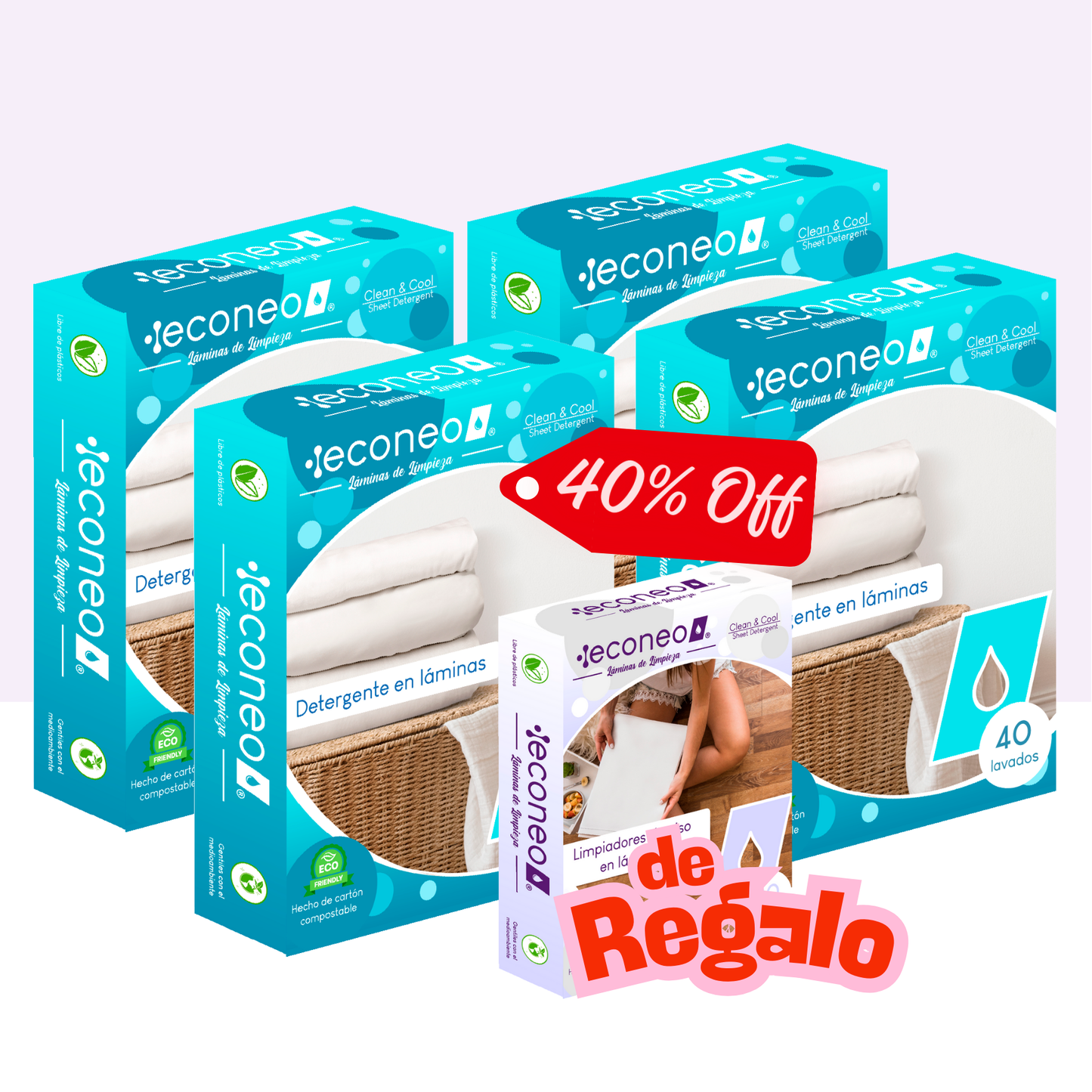 Pack Eco Plus + Regalo Limpiapisos Econeo